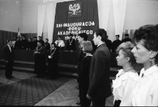Jelenia G&oacute;ra - inauguracja roku akademickiego 1989/90 (fot. 2) [Dokument ikonograficzny]