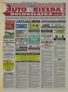Auto Giełda Dolnośląska : regionalna gazeta ogłoszeniowa, 2004, nr 115 (1203) [1.10]