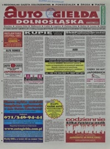 Auto Giełda Dolnośląska : regionalna gazeta ogłoszeniowa, 2004, nr 116 (1204) [4.10]