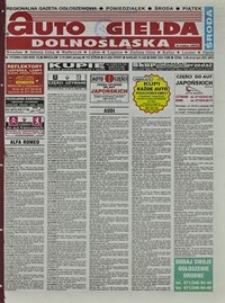 Auto Giełda Dolnośląska : regionalna gazeta ogłoszeniowa, 2004, nr 117 (1205) [6.10]