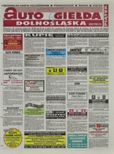 Auto Giełda Dolnośląska : regionalna gazeta ogłoszeniowa, 2004, nr 118 (1206) [8.10]