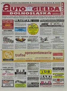 Auto Giełda Dolnośląska : regionalna gazeta ogłoszeniowa, 2004, nr 124 (1212) [22.10]