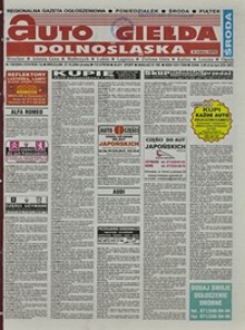 Auto Giełda Dolnośląska : regionalna gazeta ogłoszeniowa, 2004, nr 126 (1214) [27.10]