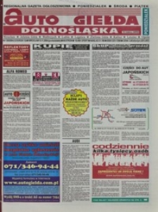 Auto Giełda Dolnośląska : regionalna gazeta ogłoszeniowa, 2004, nr 130 (1218) [8.11]