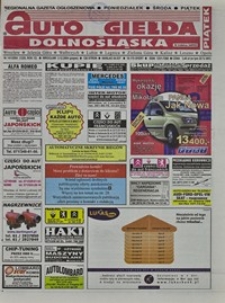 Auto Giełda Dolnośląska : regionalna gazeta ogłoszeniowa, 2004, nr 141 (1229) [3.12]