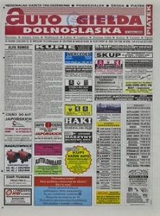 Auto Giełda Dolnośląska : regionalna gazeta ogłoszeniowa, 2004, nr 144 (1232) [10.12]