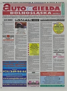Auto Giełda Dolnośląska : regionalna gazeta ogłoszeniowa, 2004, nr 145 (1233) [13.12]