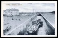 Ohlau - Schleppzug-Schleuse [Dokument ikonograficzny]