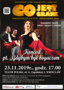 Co Jest Grane : koncentrator kultury, 2019, nr 308 październik