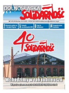 Dolnośląska Solidarność, 2020, nr 1 (413)