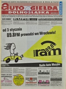 Auto Giełda Dolnośląska : regionalna gazeta ogłoszeniowa, 2005, nr 1 (1241) [5.01]