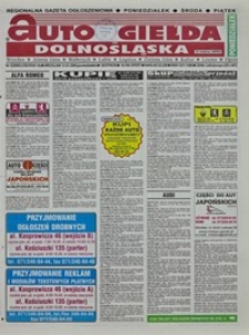 Auto Giełda Dolnośląska : regionalna gazeta ogłoszeniowa, 2005, nr 12 (1252) [31.01]