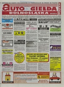 Auto Giełda Dolnośląska : regionalna gazeta ogłoszeniowa, 2005, nr 14 (1254) [4.02]