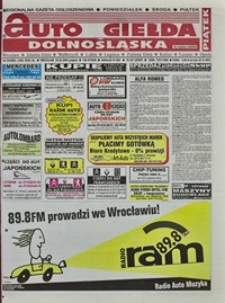 Auto Giełda Dolnośląska : regionalna gazeta ogłoszeniowa, 2005, nr 23 (1263) [25.02]