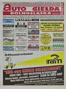 Auto Giełda Dolnośląska : regionalna gazeta ogłoszeniowa, 2005, nr 29 (1269) [11.03]
