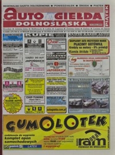 Auto Giełda Dolnośląska : regionalna gazeta ogłoszeniowa, 2005, nr 35 (1275) [25.03]