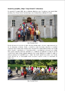 Uczestnicy projektu „Moja i Twoja historia” w Bukowcu [Dokument elektroniczny]
