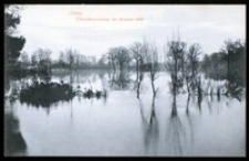 Ohlau - Űberschwemmung des Kleinod 1909 [Dokument ikonograficzny]