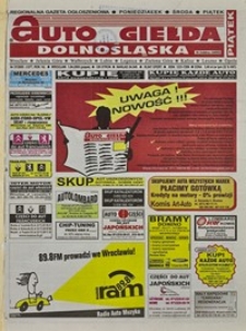 Auto Giełda Dolnośląska : regionalna gazeta ogłoszeniowa, 2005, nr 37 (1277) [1.04]
