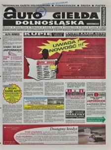 Auto Giełda Dolnośląska : regionalna gazeta ogłoszeniowa, 2005, nr 38 (1278) [4.04]