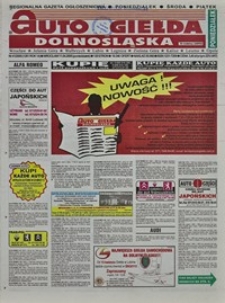 Auto Giełda Dolnośląska : regionalna gazeta ogłoszeniowa, 2005, nr 41 (1281) [11.04]
