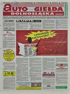 Auto Giełda Dolnośląska : regionalna gazeta ogłoszeniowa, 2005, nr 44 (1284) [18.04]