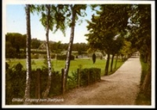 Ohlau - Eingag zum Stadtpark [Dokument ikonograficzny]