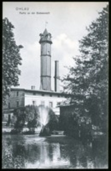 Ohlau - Partie an der Badeanstalt [Dokument ikonograficzny]