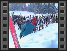 Szklarska Poręba : dolna stacja wyciągu, nartostrada Puchatek [Film]