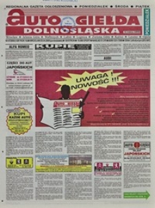 Auto Giełda Dolnośląska : regionalna gazeta ogłoszeniowa, 2005, nr 47 (1287) [25.04]