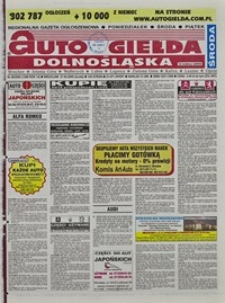 Auto Giełda Dolnośląska : regionalna gazeta ogłoszeniowa, 2005, nr 48 (1288) [27.04]