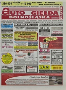 Auto Giełda Dolnośląska : regionalna gazeta ogłoszeniowa, 2005, nr 51 (1291) [6.05]