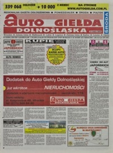 Auto Giełda Dolnośląska : regionalna gazeta ogłoszeniowa, 2005, nr 53 (1293) [11.05]