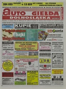 Auto Giełda Dolnośląska : regionalna gazeta ogłoszeniowa, 2005, nr 54 (1294) [13.05]
