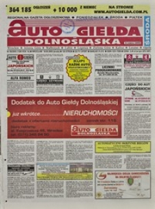 Auto Giełda Dolnośląska : regionalna gazeta ogłoszeniowa, 2005, nr 56 (1296) [18.05]