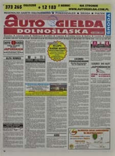 Auto Giełda Dolnośląska : regionalna gazeta ogłoszeniowa, 2005, nr 59 (1299) [25.05]