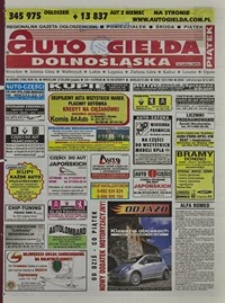 Auto Giełda Dolnośląska : regionalna gazeta ogłoszeniowa, 2005, nr 60 (1300) [27.05]