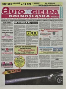 Auto Giełda Dolnośląska : regionalna gazeta ogłoszeniowa, 2005, nr 61 (1301) [30.05]