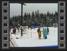 Biegi narciarskie dzieci ze szkół podstawowych w Jakuszycach [Film]