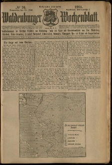 Waldenburger Wochenblatt, Jg. 60, 1914, nr 76