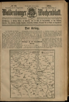 Waldenburger Wochenblatt, Jg. 60, 1914, nr 97
