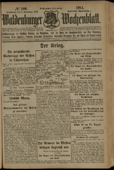 Waldenburger Wochenblatt, Jg. 60, 1914, nr 106