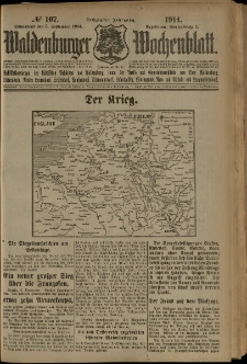 Waldenburger Wochenblatt, Jg. 60, 1914, nr 107
