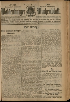 Waldenburger Wochenblatt, Jg. 60, 1914, nr 120