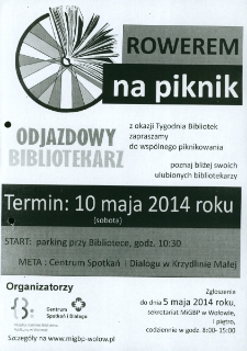 Odjazdowy Bibliotekarz - plakat [Dokument życia społecznego]