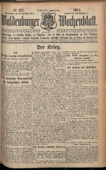 Waldenburger Wochenblatt, Jg. 60, 1914, nr 127