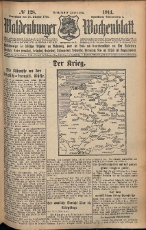 Waldenburger Wochenblatt, Jg. 60, 1914, nr 128