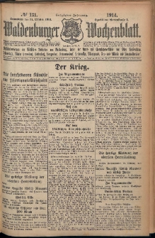 Waldenburger Wochenblatt, Jg. 60, 1914, nr 131