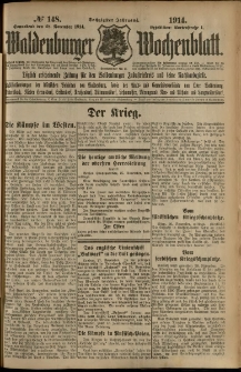 Waldenburger Wochenblatt, Jg. 60, 1914, nr 148