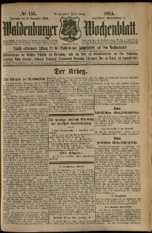 Waldenburger Wochenblatt, Jg. 60, 1914, nr 155